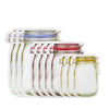 10PCS sac réutilisable forme bocal