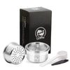 2 capsules café réutilisables inox Lavazza Point