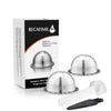2 capsules café réutilisables inox petite taille Nespresso vertuo