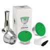 3 capsules café réutilisables inox Dolce Gusto + tasseur