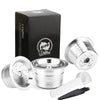 3 capsules café réutilisables inox Tchibo Cafissimo
