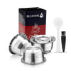 3 capsules café réutilisables inox grande taille Nespresso Vertuo