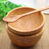 Bol en bois de cocotier avec cuillère