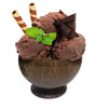 Bol coco grande contenance avec socle avec glace