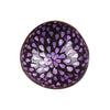 Bol noix de coco effet goutte violet