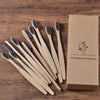 Brosse à dents bambou infusé charbon actif