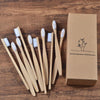 Brosse à dents bambou naturel blanc