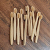 Brosse à dents bambou naturel enfant beige
