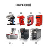 Comptaibilité capsule café réutilisable plastique Illy