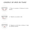 Mettre une serviette hygiénique réutilisable