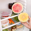 Couvercle silicone extensible sur fruit
