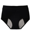 Culotte menstruelle en coton avec dentelle couleur noir