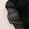 Culotte menstruelle en nylon vue sur dentelle