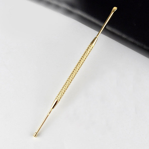 Cure oreille inox en or