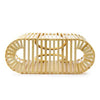 Dessous sac anneaux bambou