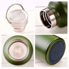 Différentes vues gourde inox