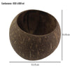 Dimensions bol noix de coco grande contenance