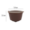 Dimensions capsule café réutilisable plastique Dolce Gusto