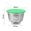 Dimensions capsule café réutilisable inox Dolce Gusto