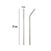 Dimensions paille inox en gros