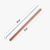 Dimensions paille inox large