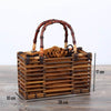 Dimensions sac bambou vintage