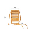 Dimensions sac bambou petit rangement