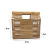 Dimensions sac bambou rectangulaire