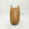 Dimensions sac bandoulière corde/bambou