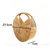 Dimensions sac bambou rond