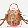 Dimensions sac panier bambou rond