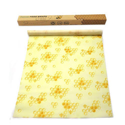 Emballage cire d'abeille à découper (motif ruche)