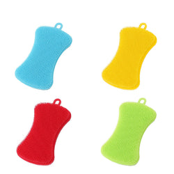 Éponge silicone pour laver la vaisselle