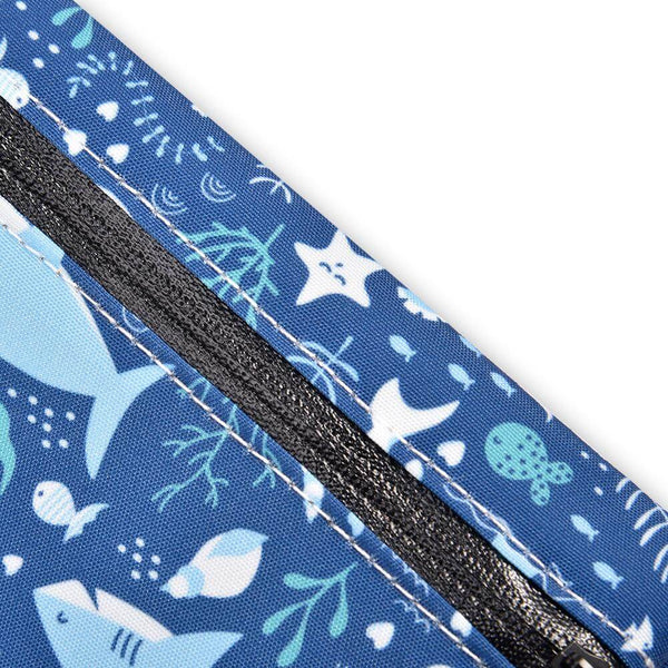 Fermeture sac congélation lavable motif requin