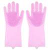Gant vaisselle rose