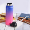 Gourde inox bleu et rose