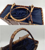 Intérieur sac bambou rétro