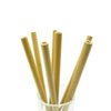 Paille bambou en gros couleur jaune