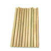 10 pailles bambou large