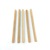 5 pailles bambou large