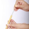Paille en bambou avec goupillon