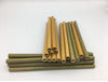 Paille bambou jaune et vert