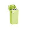 Paille inox pliable vert