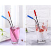 Paille inox avec embout en silicone