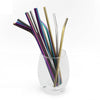 Paille inox couleur