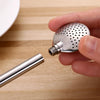 Paille inox avec filtre dévissable