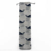 Pochette paille motif baleine