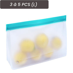 Sac congélation réutilisable zip