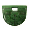 Sac bambou couleur vert