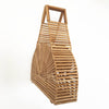 Sac bambou demi-cercle vue 3/4